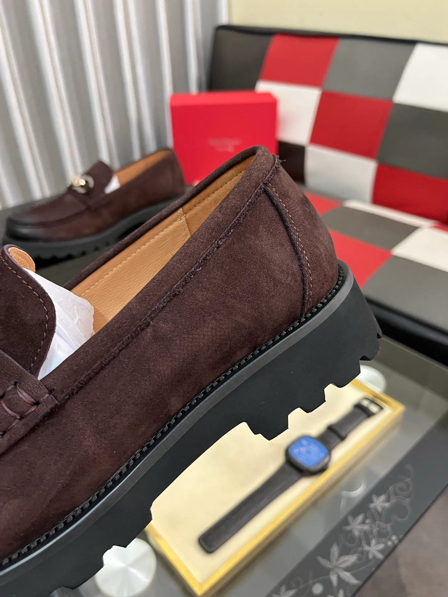 Men's shoes 💰500⌚️⌚️[Salvatore Ferragamo] Ferragamo business leather shoes, 1:1 top purchasing quality, imported selected original open-edge beaded calfskin for the uppers, imported original water-dyed cowhide for the inner feet, imported original customized Italian handmade lightweight foam outsole, size: 38-44 2️⃣colors available